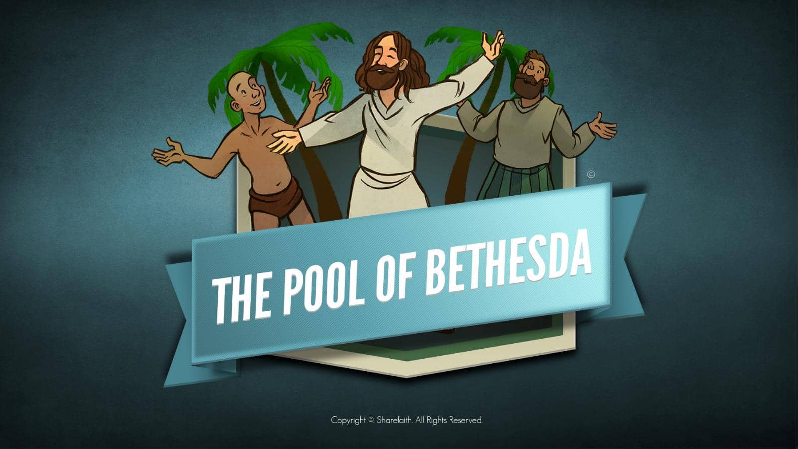 John 5 Pool of Bethesda Kids Bible Stories