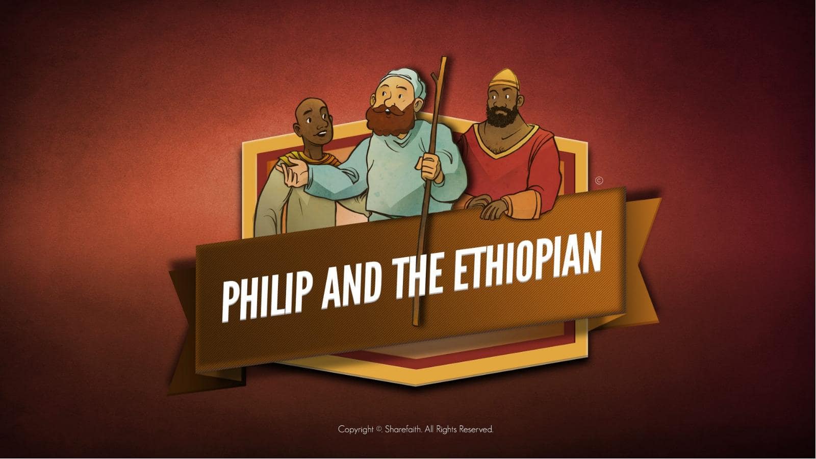 Acts 8 Philip and the Ethiopian Kids Bible Stories