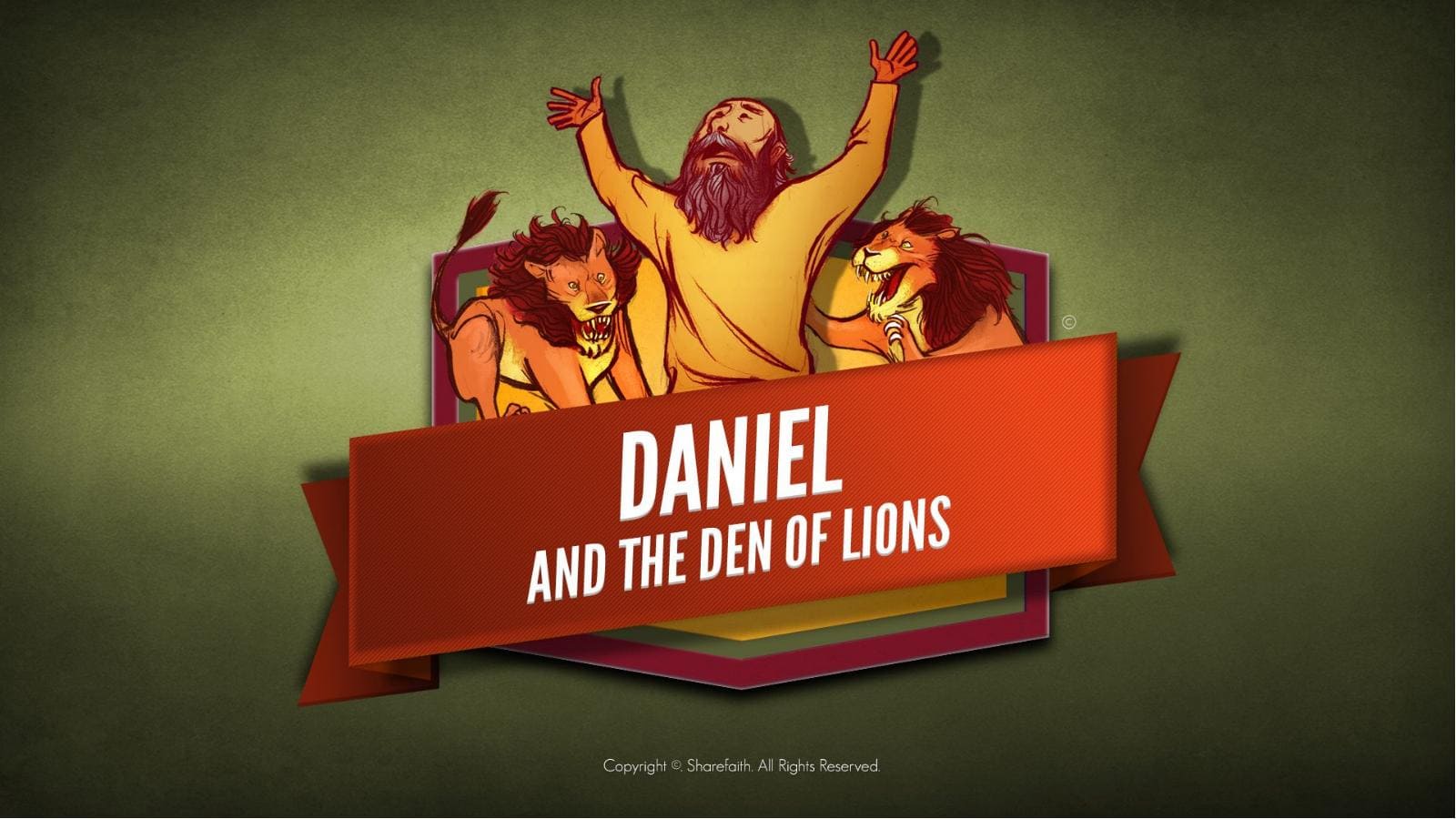 Daniel And The Lions Den Kids Bible Story