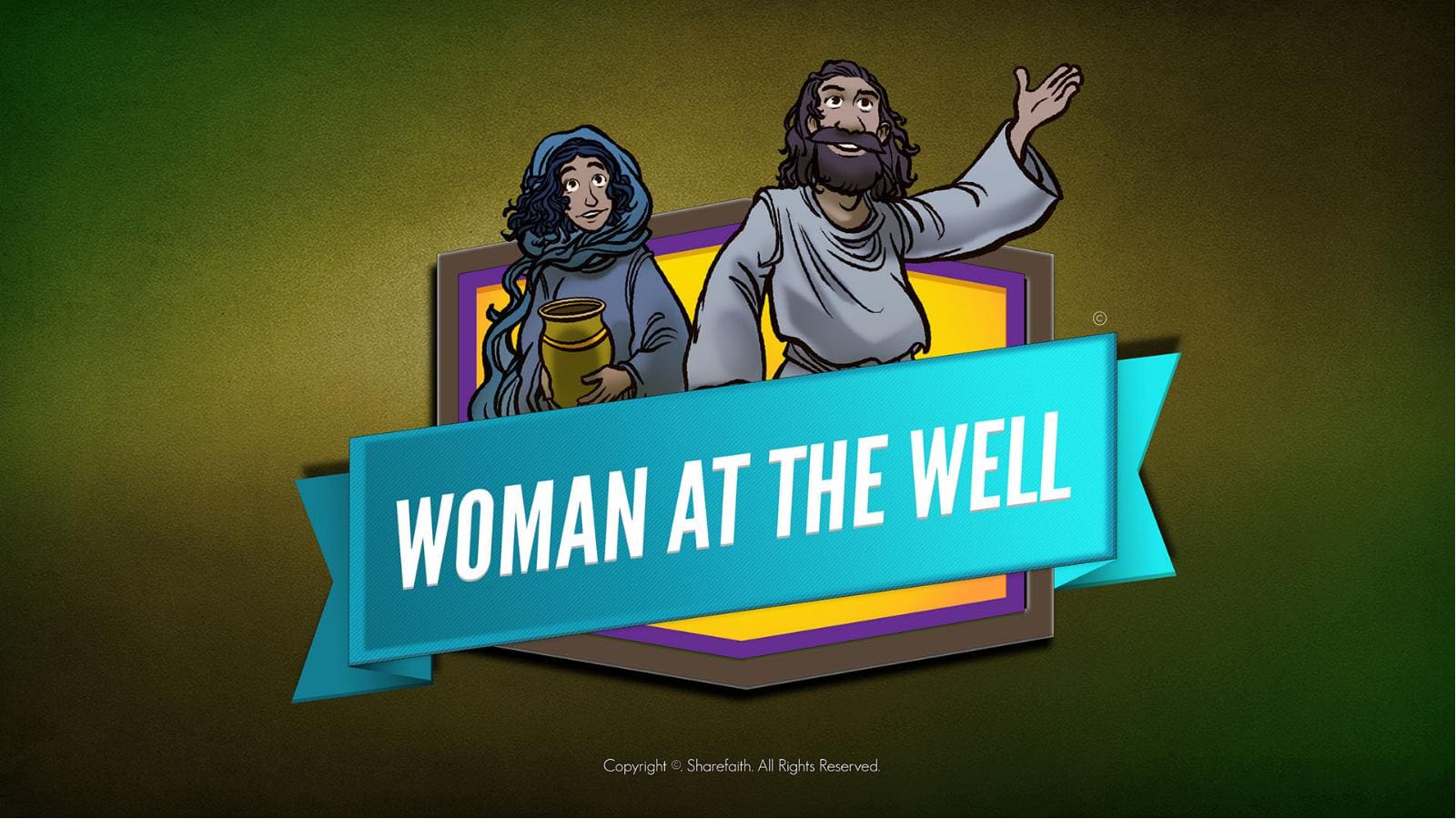 John 4 Woman at the Well Kids Bible Story