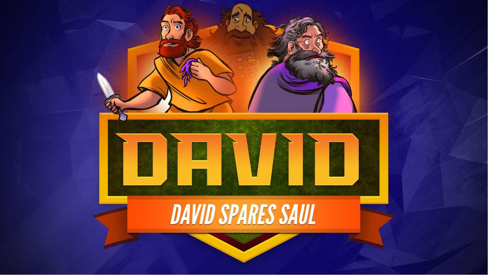 1 Samuel 23 24 David Spares Saul Kids Bible Story