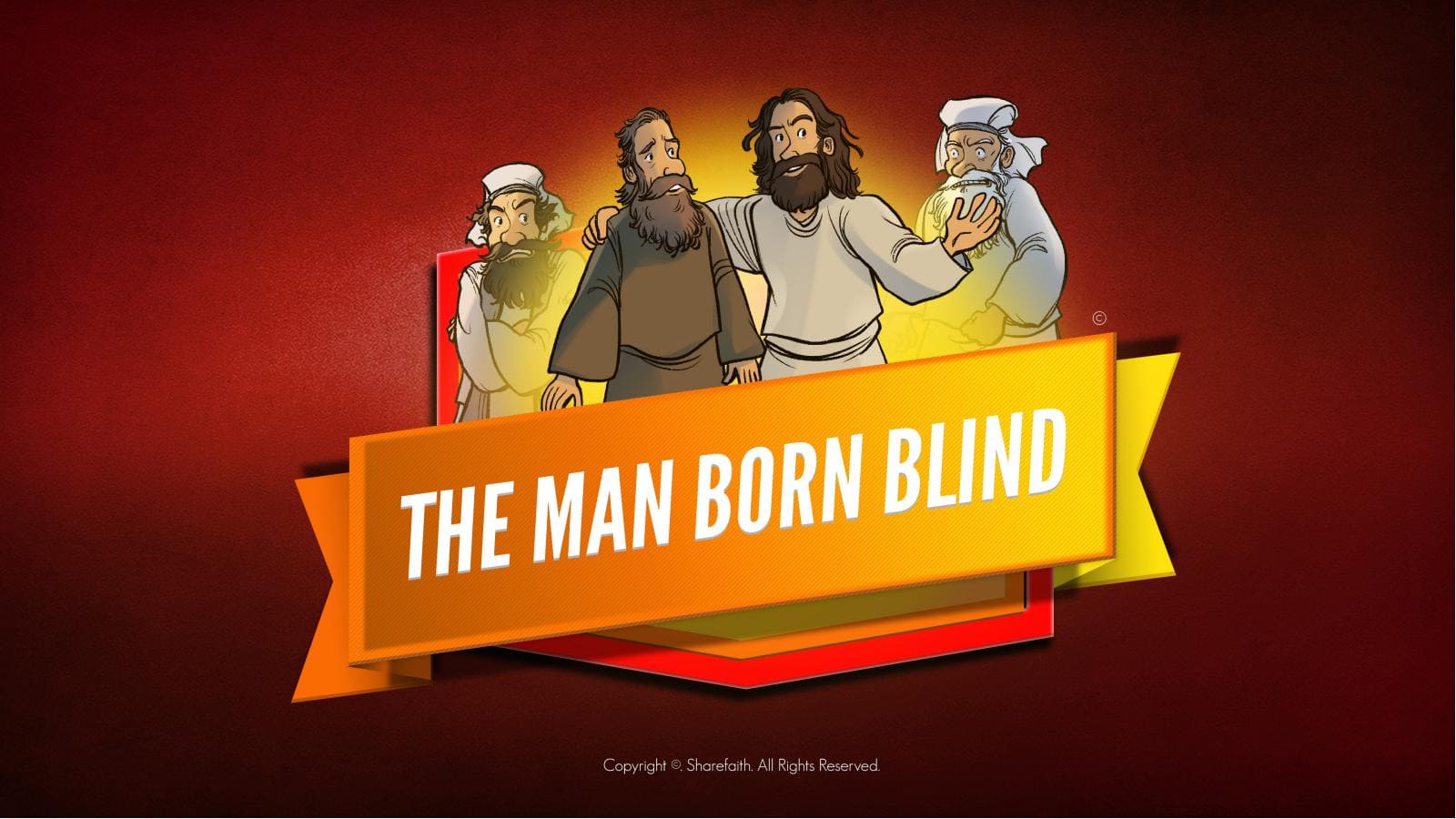 John 9 The Man Born Blind Kids Bible Story