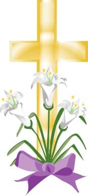 Easter Lily Cross