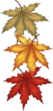 Autumn Leaves Religious Clipart