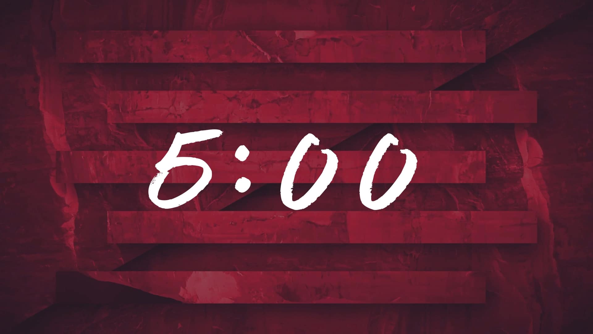Ink Drop 5min Countdown Church Motion