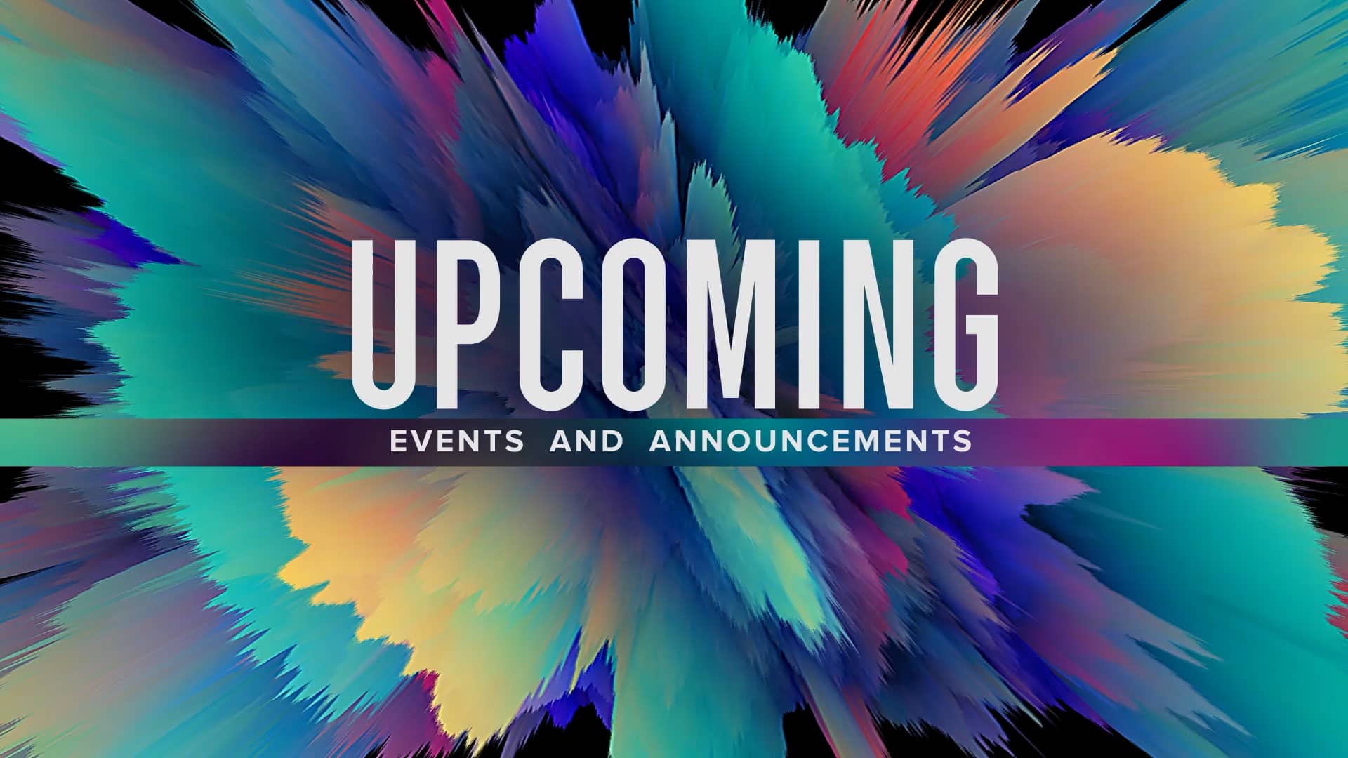 Upcoming Sunsplash Motion Graphic