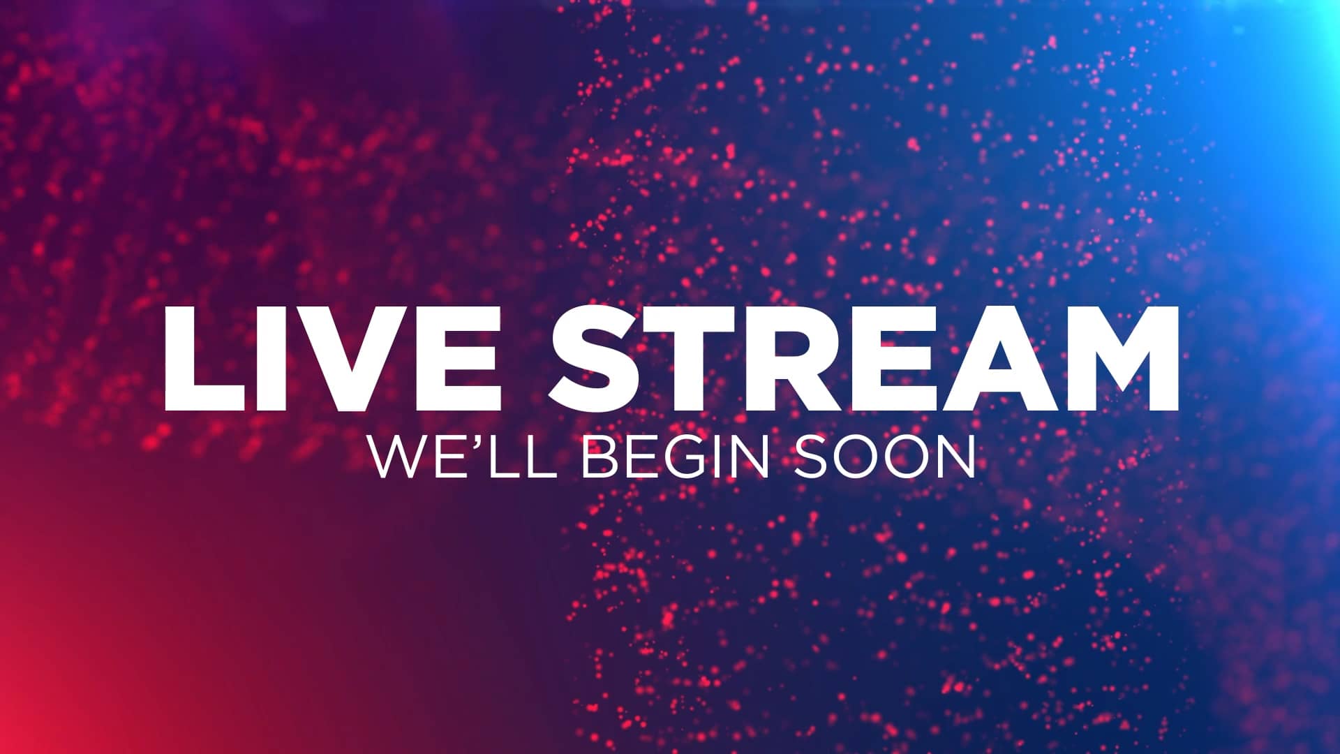 Particles Live Stream Church Motion