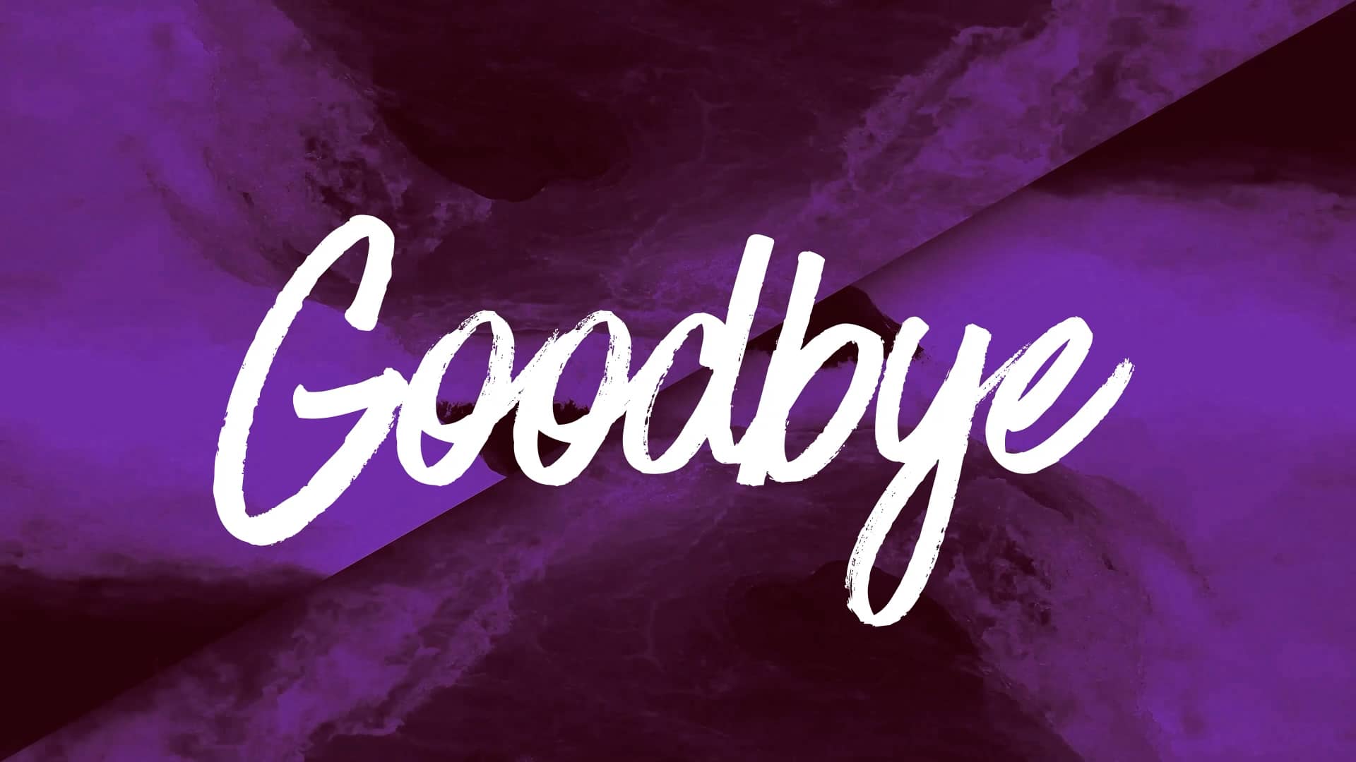 Ink Drop Goodbye Church Motion