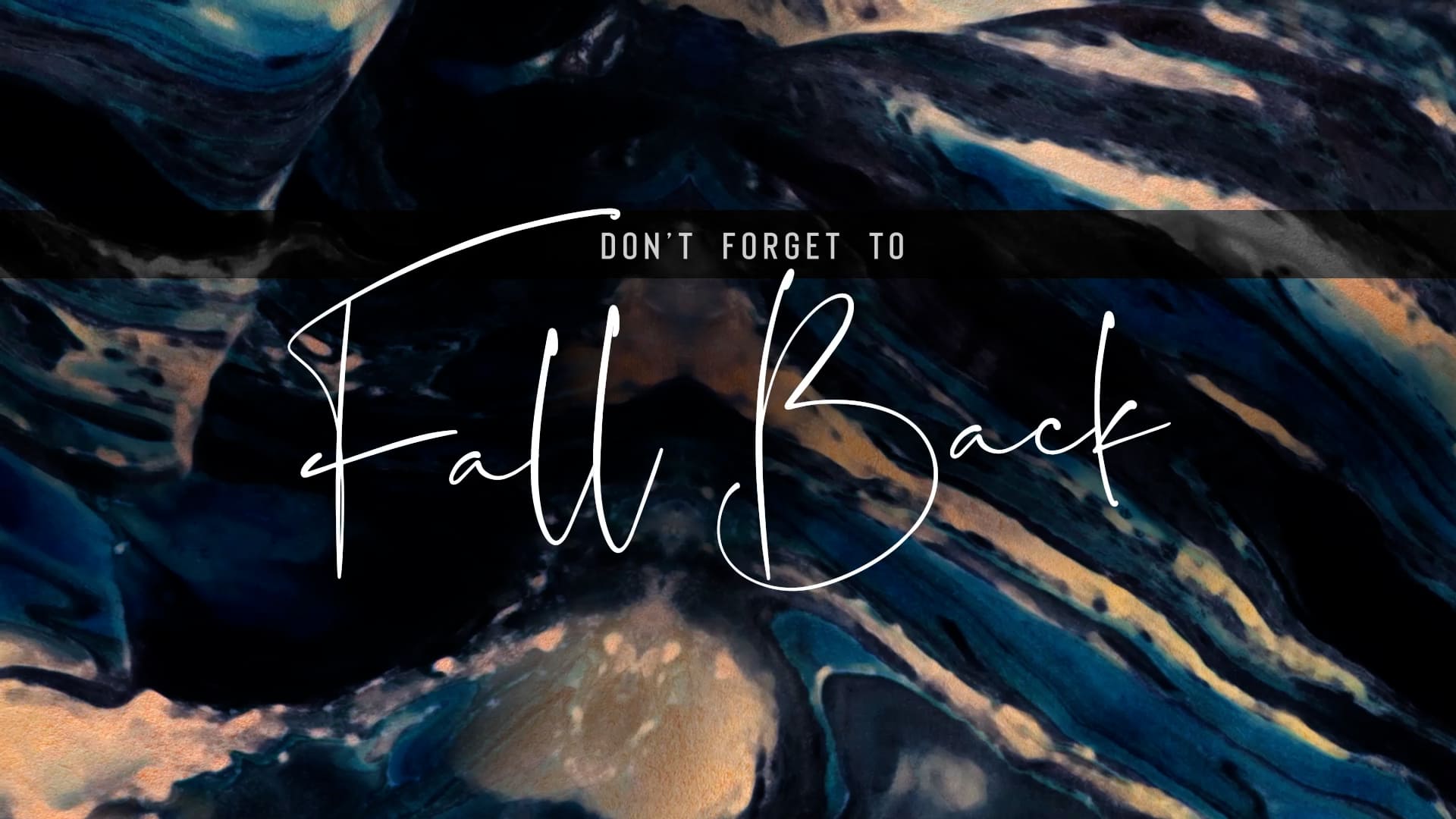 Fall Back Marble Church Motion