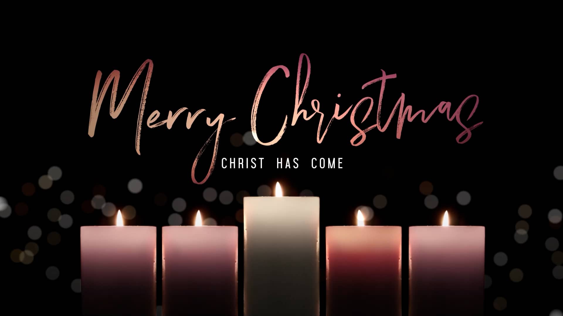 Merry Christmas Advent Candlelight Graphics