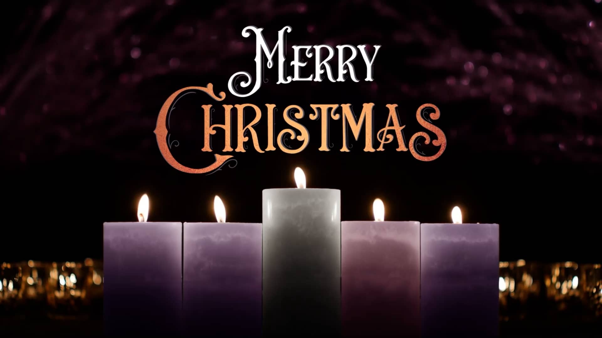 Merry Christmas Title Advent Classic Christmas Background