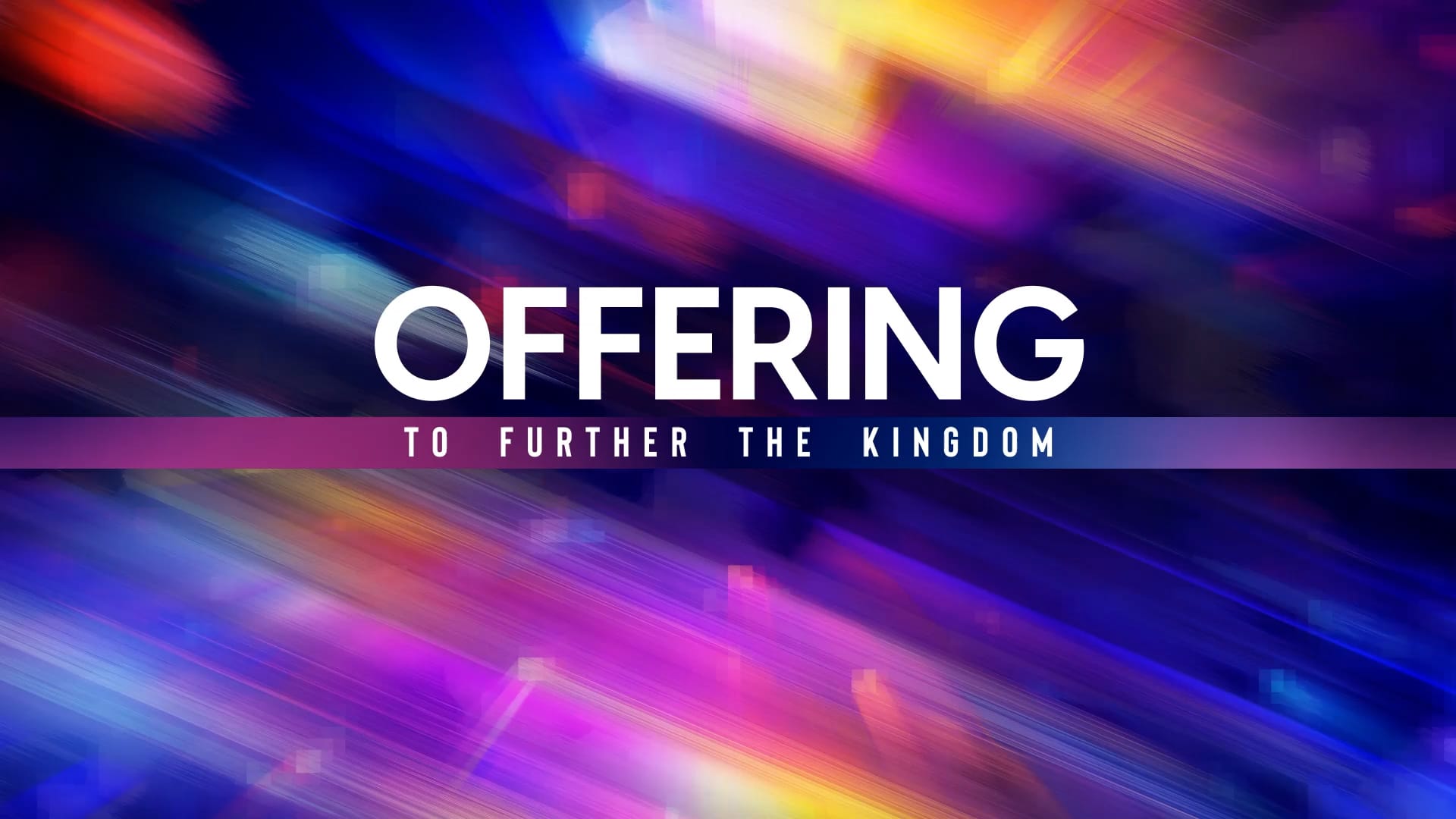 Offering Geopixel Church Motion Graphics