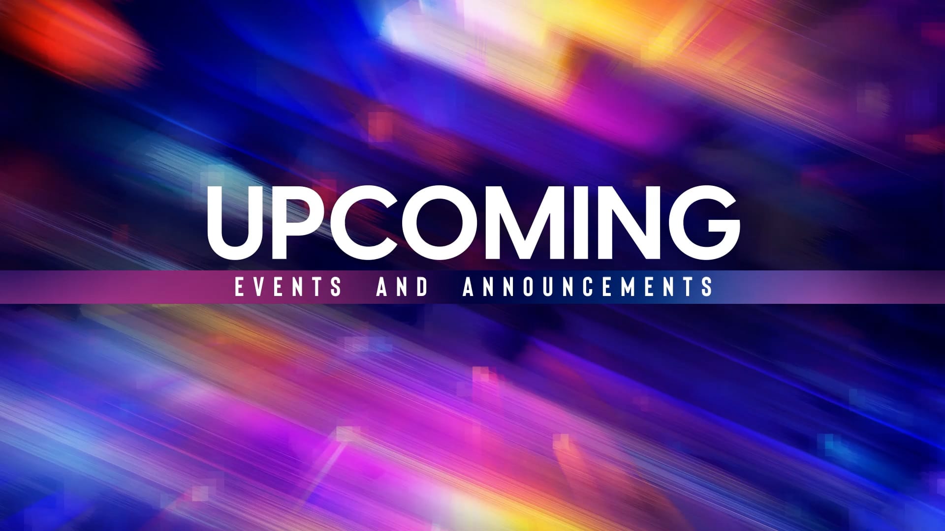 Upcoming Geopixel Church Motion Graphics