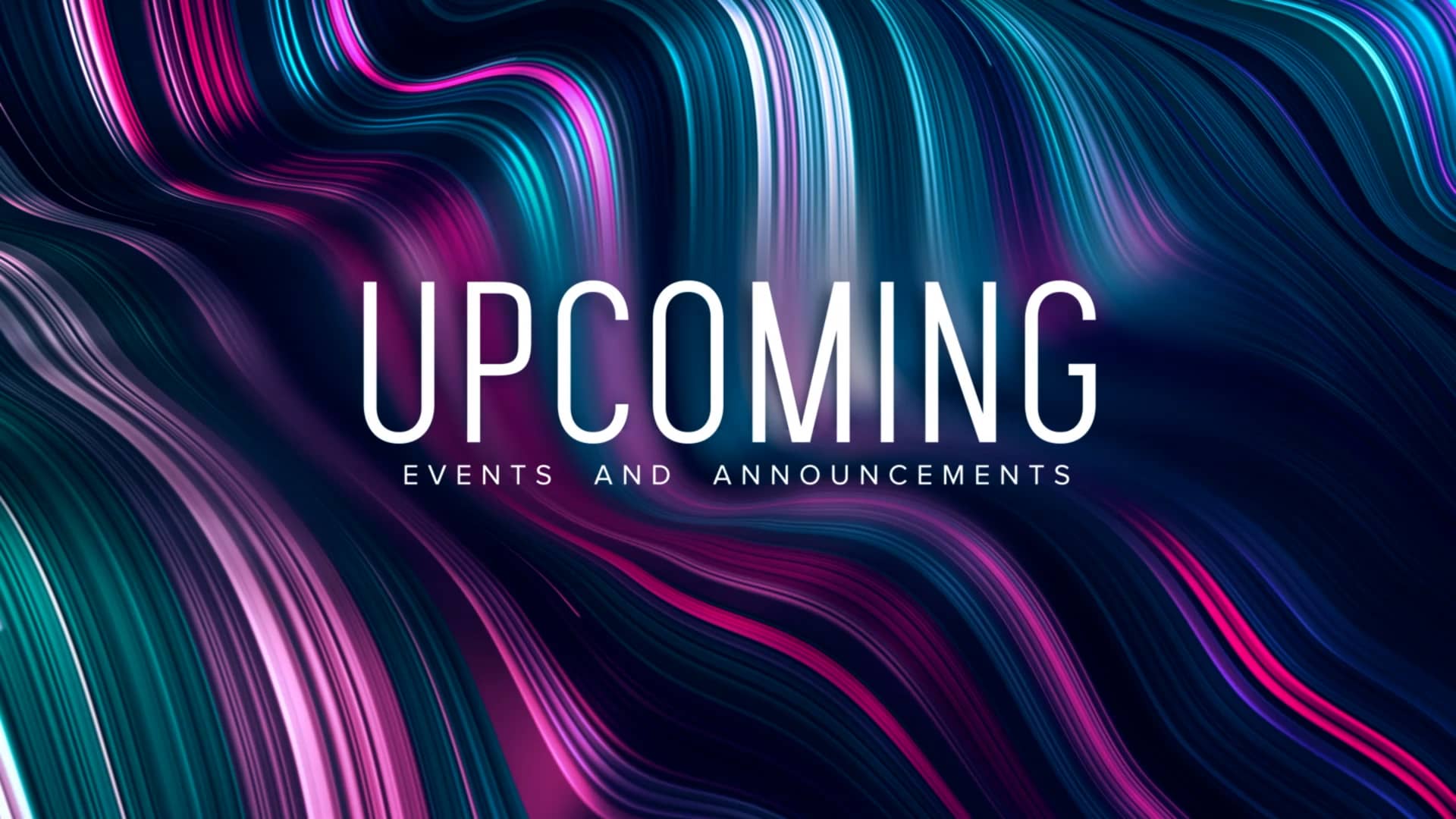 Upcoming Wavelength Church Motion Graphic