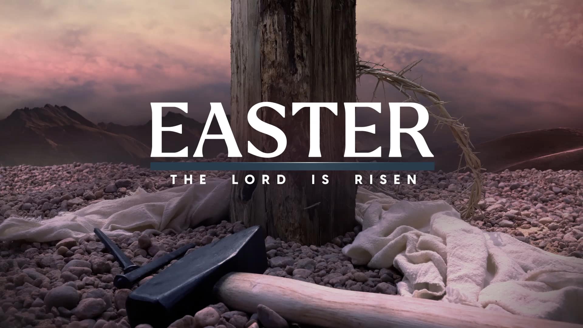 Easter Calvary Church Motion Graphics Easter