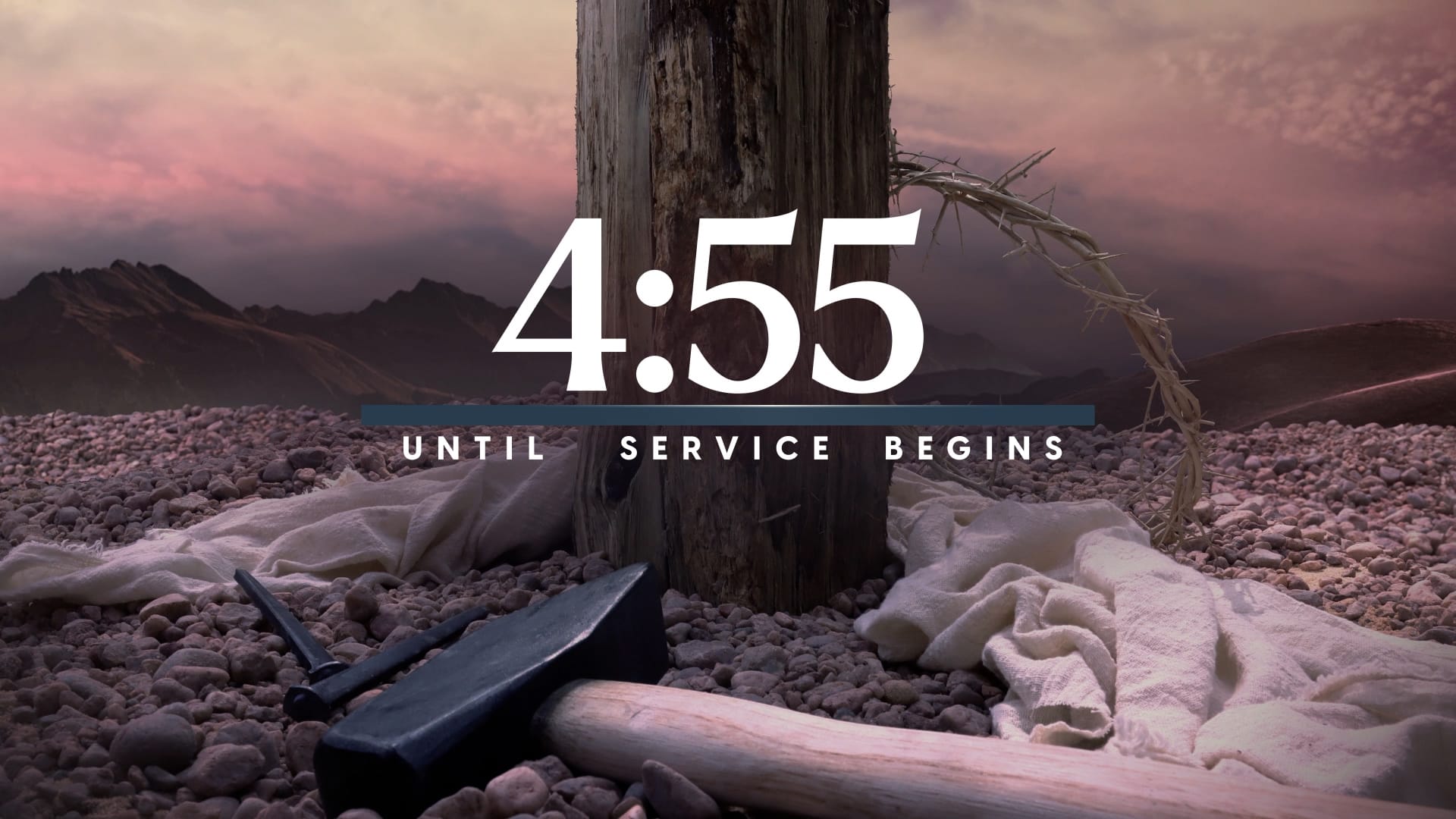 5min Countdown Calvary Church Motion Graphics Easter