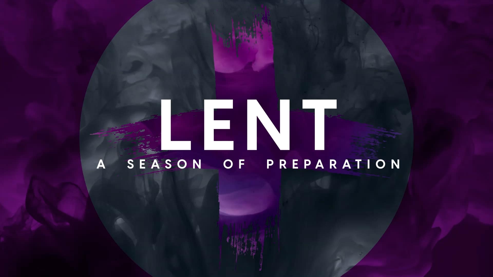 Lent Title Colormix Church Motion Graphics