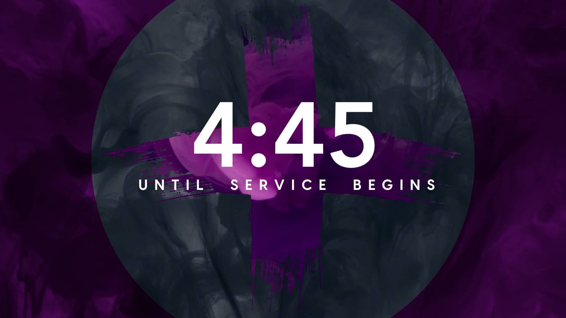 5min Countdown Lent Colormix Church Motion Graphics