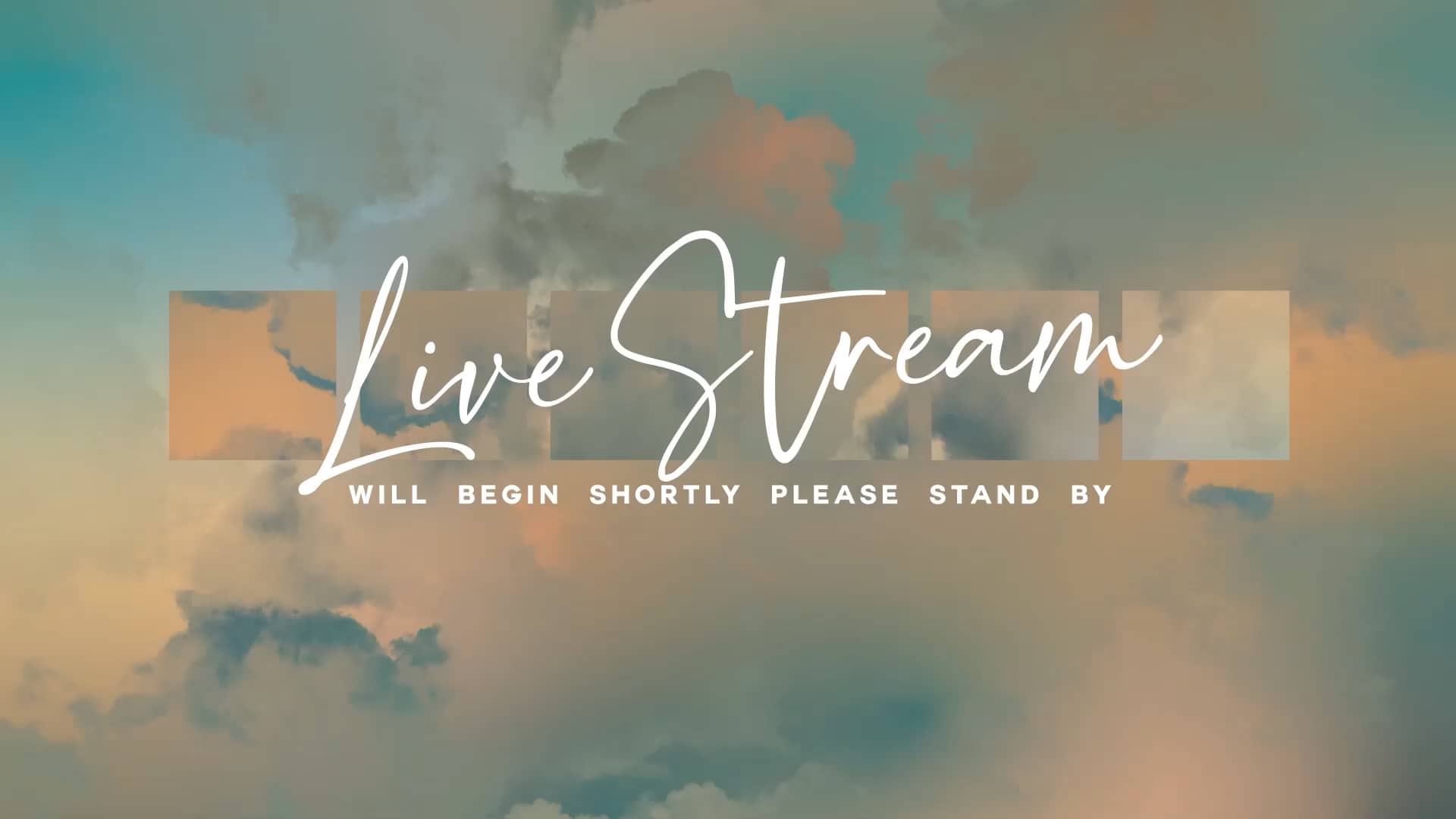 Paradise Clouds Church Motion Graphics Live Stream 2
