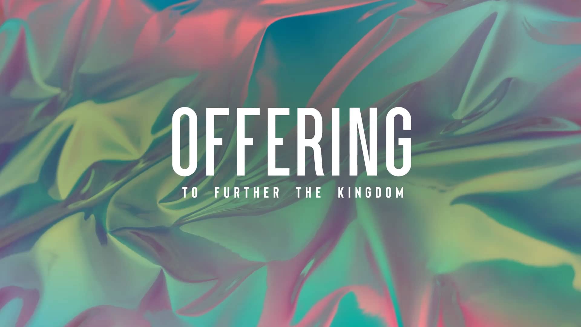 Tithes & Offering Chroma Wave Church Motion Graphics