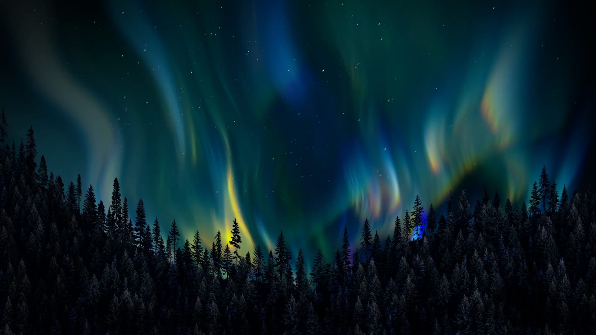 Aurora Glow 1 Motion Worship Video Loop