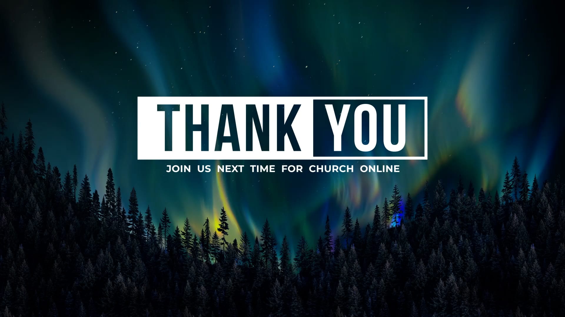 Live Steam Exit: Aurora Glow Motion Worship Video Loop