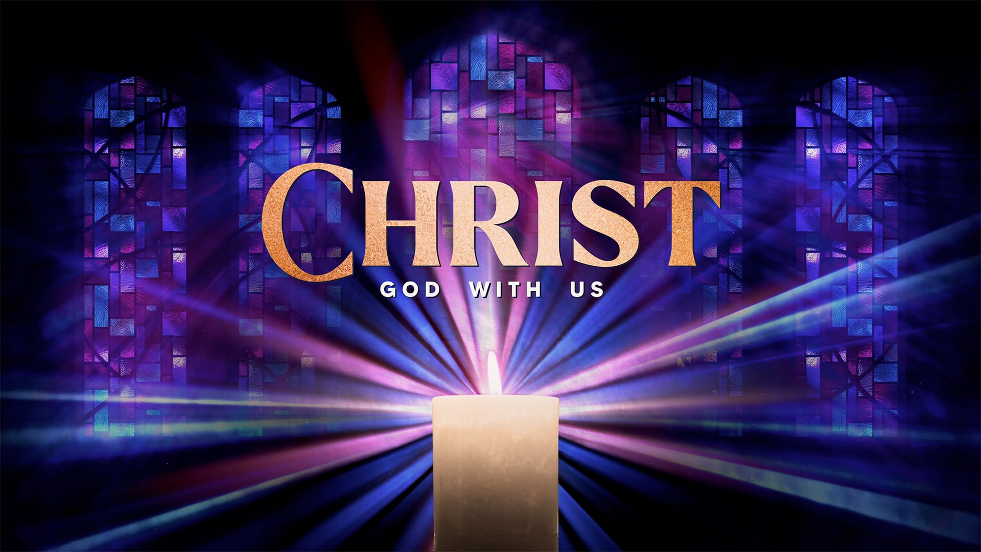 Stained Glass Collection by Lifescribe Media: Advent   Christ with Us