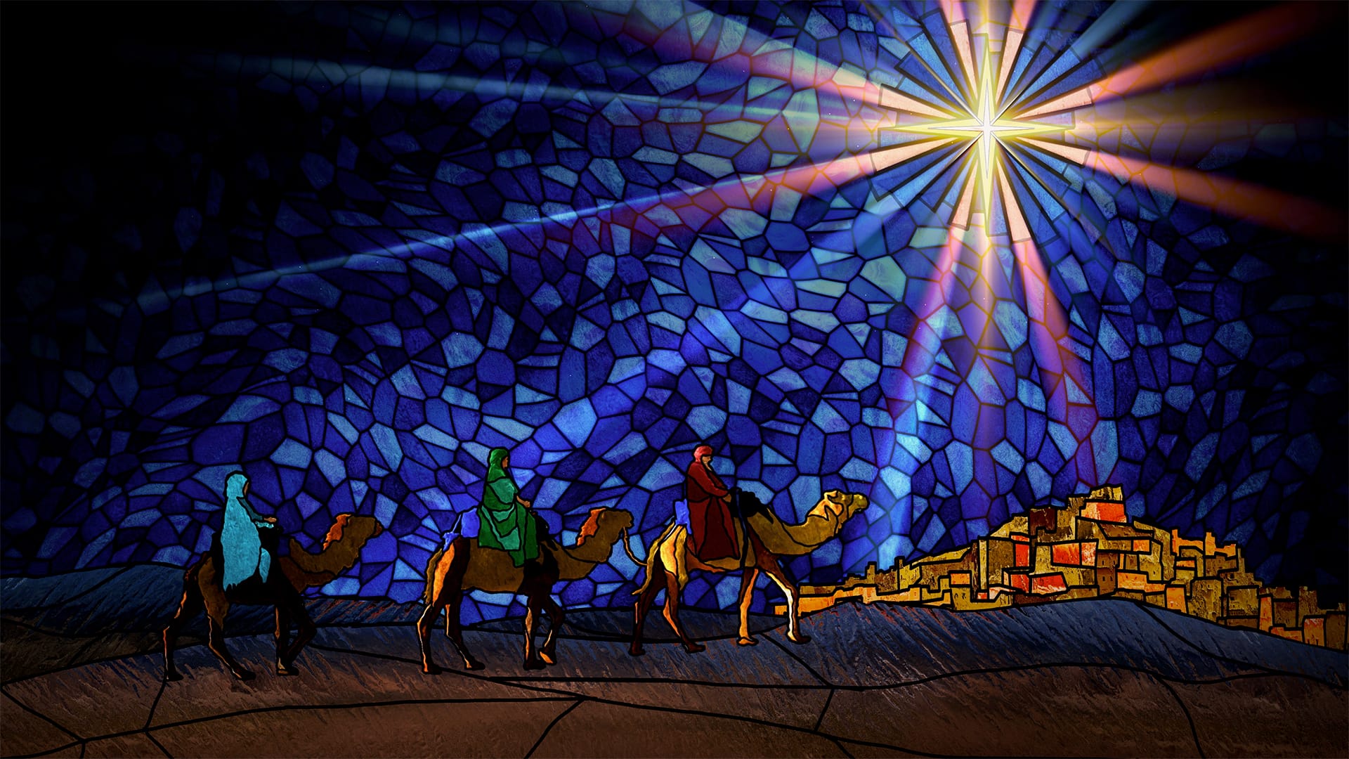 Stained Glass Collection by Lifescribe Media: Wise Men