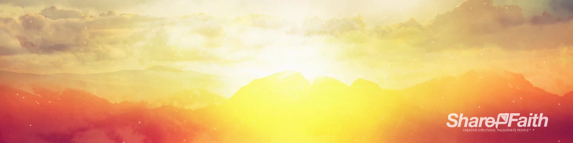 Easter Sunrise Triple Wide Motion Background
