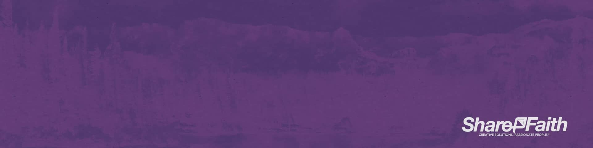 Purple Mountains Majesty Triple Wide Video Loop