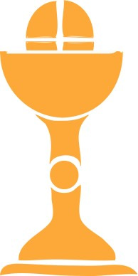 Communion Wafer and Chalice Clipart