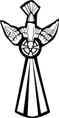 Dove and Celtic Cross