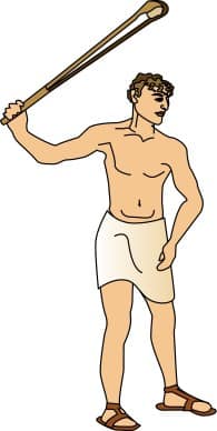 David Slings a Stone