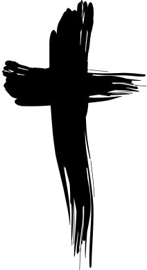 Bold Brushstroke Cross