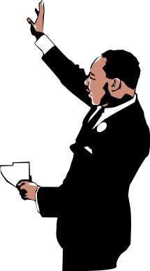 MLK Jr. Waving to the Crowd
