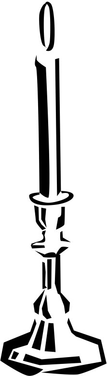 Woodcut Candle Stand