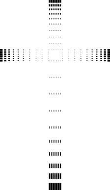 Cross in Dots Graphic