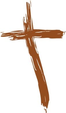 Painted Wooden Cross