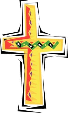 Festive Cross Clipart