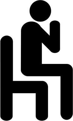 Sitting Praying Symbol
