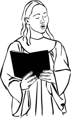 Choir Singer Clipart