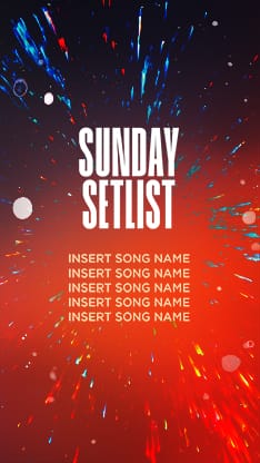 Easter At Your Church - Bright Vortex Setlist: Social Story