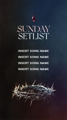 Good Friday - Blood Drop Moody Crown Setlist: Social Story