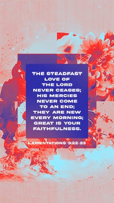 New Mercies Collage Bloom - Scripture 3: Social Story