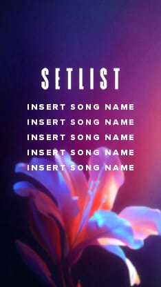 Flourish Neon Flower - Setlist: Social Story