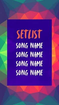One Body Vibrant Mosaic - Social Story Setlist: Social Story
