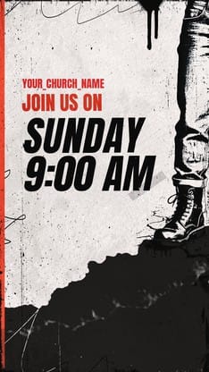 Stand Firm Orange Grunge - Social Story Scripture 2: Social Story
