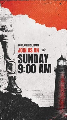 Stand Firm Orange Grunge - Social Story Service Timing 3: Social Story