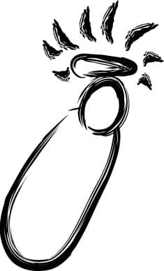 Brush Stroke Baby Jesus