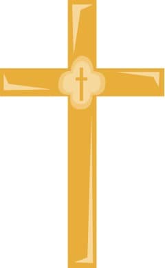 Golden Cross Clipart